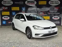 Used VW Golf VII SE 125 HP (91 kW) 2017 White Hatchback