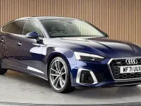Used Audi A5 Sportback S-Line 204 HP (150 kW) 2021 Blue Hatchback