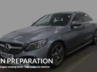 Used Mercedes C200 AMG line 184 HP (135 kW) 2019 Grey Sedan