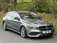 Used Mercedes CLA200 AMG line 136 HP (100 kW) 2017 Grey Estate