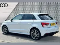 Used Audi A1 Black Edition 123 HP (90 kW) 2018 White Hatchback