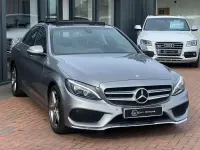 Begagnad Mercedes C250 AMG line 2015 Silver Sedan