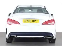 Used Mercedes CLA180 AMG line 2018 White Coupe