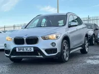 Used BMW X1 Sport Line 192 HP (141 kW) 2016 Silver SUV