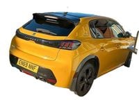 Used Peugeot 208 GT-line 130 HP (95 kW) 2020 Yellow Hatchback