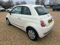 Used Fiat 500 Pop 69 HP (50 kW) 2009 White Cabriolet