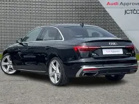 Used Audi A4 S-Line 161 HP (118 kW) 2021 Black Sedan