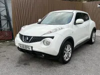 Used Nissan Juke Acenta 110 HP (80 kW) 2011 White SUV