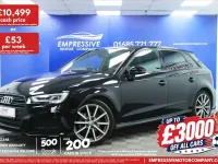 Used Audi A3 Sportback Black Edition 116 HP (85 kW) 2018 Black Hatchback