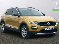 Used VW T-Roc Design 150 HP (110 kW) 2020 Yellow SUV