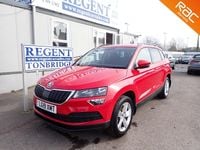 Used Skoda Karoq SE 115 HP (84 kW) 2019 Red SUV