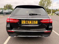 Used Mercedes E220 AMG line 194 HP (142 kW) 2017 Black Estate