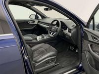 Begagnad Audi Q7 S-Line 272 HK (200 kW) 2018 Blå SUV