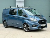 Used Ford Transit Custom Sport 185 HP (136 kW) 2020 Blue Van