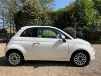 Used Fiat 500 Lounge 69 HP (50 kW) 2017 White Hatchback