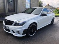 Used Mercedes C63 AMG 2010 White Sedan