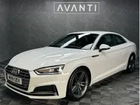 Used Audi A5 S-Line 150 HP (110 kW) 2019 White Coupe