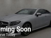 Used Mercedes E220 AMG line 194 HP (142 kW) 2019 Silver Coupe