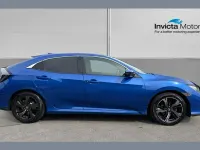Used Honda Civic EX 127 HP (93 kW) 2019 Brilliant sporty blue metallic Hatchback