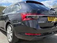Used Skoda Superb SE L 150 HP (110 kW) 2019 Black Estate