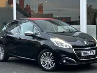 Used Peugeot 208 Allure 110 HP (80 kW) 2017 Black Hatchback