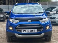 Used Ford Ecosport Titanium 2015 Blue SUV