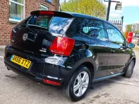 Used VW Polo Edition 90 HP (66 kW) 2017 Black Hatchback
