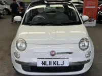 Used Fiat 500 Lounge 69 HP (50 kW) 2011 White Hatchback