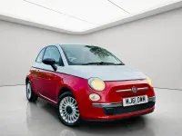 Used Fiat 500 Pop 69 HP (50 kW) 2012 White/red Hatchback
