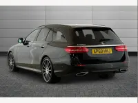 Used Mercedes E220 AMG line 191 HP (140 kW) 2020 Obsidian black Estate