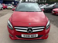 Used Mercedes B180 Exclusive 2018 Red Hatchback