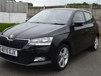 Used Skoda Fabia SE L 95 HP (69 kW) 2020 Black Hatchback