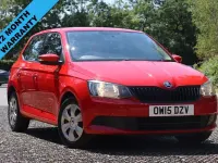 Used Skoda Fabia 2015 Red Hatchback