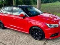 Used Audi A1 Sportback S-Line 125 HP (91 kW) 2017 Red Hatchback