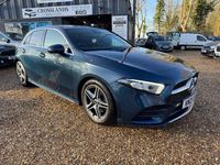 Used Mercedes A180 AMG line 116 HP (85 kW) 2021 Blue Hatchback