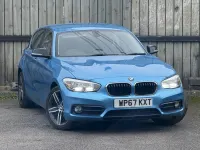 Used BMW 118 Sport Line 2017 Blue Hatchback