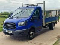 Used Ford Transit 130 HP (95 kW) 2017 Blue Cabriolet