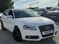 Used Audi A3 Black Edition 170 HP (125 kW) 2011 White Hatchback