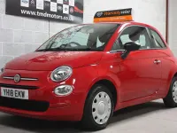 Used Fiat 500 Pop 69 HP (50 kW) 2018 Red Hatchback