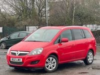 Used Vauxhall Zafira Design Edition 2012 Red MPV