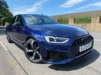 Used Audi A4 Black Edition 150 HP (110 kW) 2023 Blue Sedan
