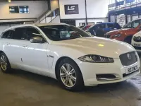 Used Jaguar XF Luxury 2014 White Estate