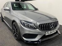 Used Mercedes C220 AMG Line Premium 170 HP (125 kW) 2014 Silver Sedan