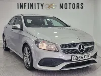 Used Mercedes A200 AMG line 136 HP (100 kW) 2016 Silver Hatchback