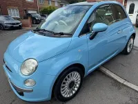 Used Fiat 500 Lounge 69 HP (50 kW) 2012 Blue Hatchback