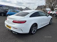 Used Mercedes E220 AMG line 2018 White Coupe
