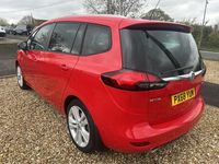 Used Vauxhall Zafira Tourer SRi 170 HP (125 kW) 2018 Red MPV