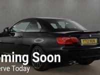 Used BMW 320 Cabriolet Sport Line 2012 Black Cabriolet