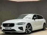 Used Volvo V60 R-Design Pro 190 HP (139 kW) 2019 White Estate