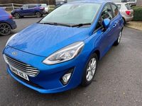 Used Ford Fiesta Zetec 100 HP (73 kW) 2019 Blue Hatchback